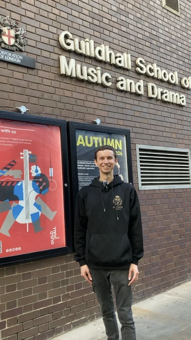 Alejandro Navarrete, a BRS alumnus, fulfills his dream of studying music in London.